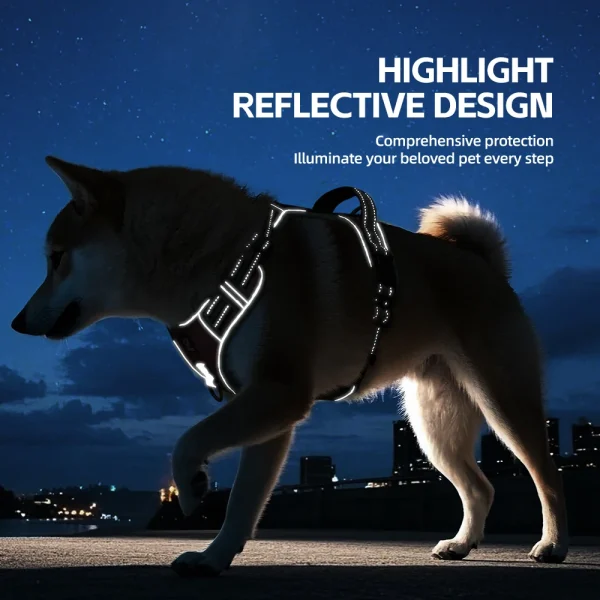 Escape-proof Reflective  Pet Harnesses